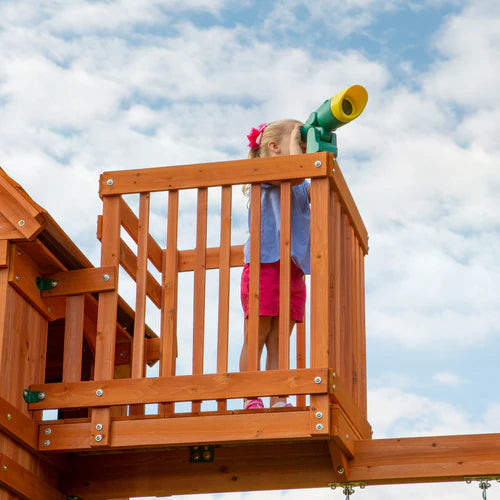 Backyard Discovery Skyfort II Cedar Wood Swing Set - image 4