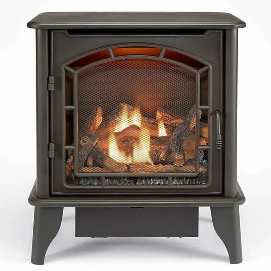 Bluegrass Living Panorama Vent Free Dual Fuel 3-Sided Gas Stove BTSD23RT - image 4
