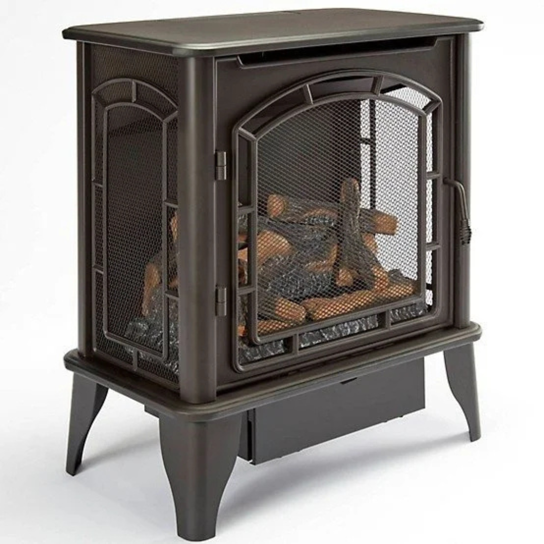 Bluegrass Living Panorama Vent Free Dual Fuel 3-Sided Gas Stove BTSD23RT - image 3