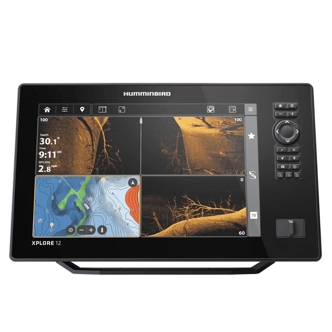 Humminbird XPLORE 12 CMSI+ CHIRP MEGA SI Fish Finder/Chartplotter - Bee Worths