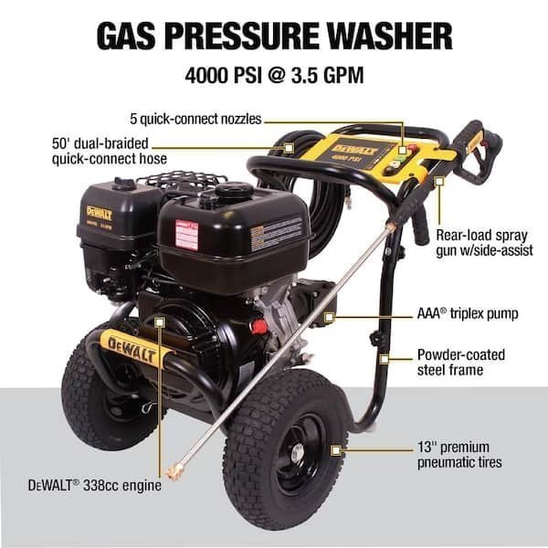 DeWalt 4000 PSI 3.5 GPM Cold Water Gas Pressure Washer - image 3