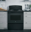 GE 30″ Freestanding Electric Range JB256DMBB - image 2