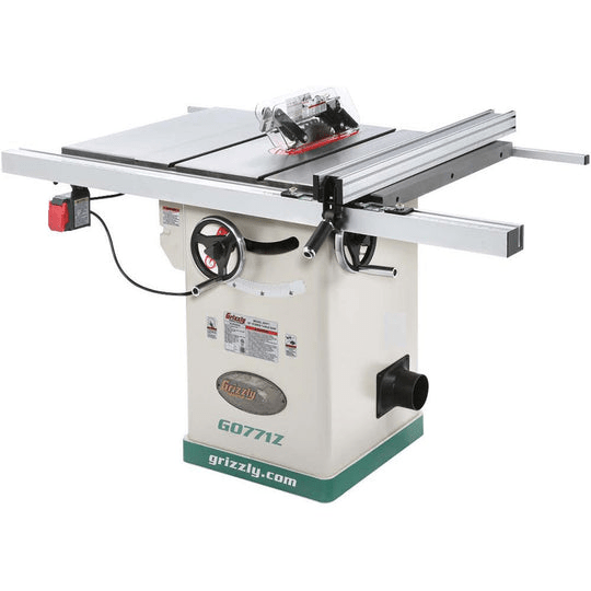 Grizzly G0771Z 10″ 2 HP 120V Hybrid Table Saw with T-Shaped Fence - Bee Worths