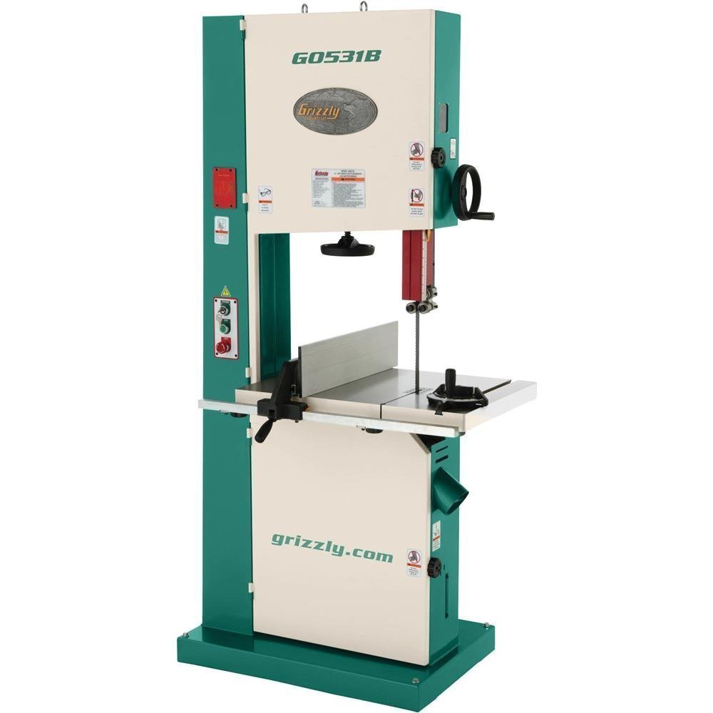Grizzly G0531B – 21″ 5 HP Industrial Bandsaw w/ Brake - Bee Worths