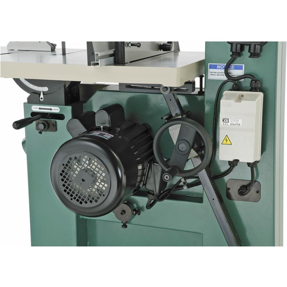 Grizzly G0531B – 21″ 5 HP Industrial Bandsaw w/ Brake - Bee Worths
