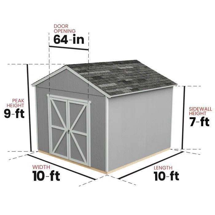 Handy Home Rookwood Storage Shed – Multiple sizes - Bee Worths