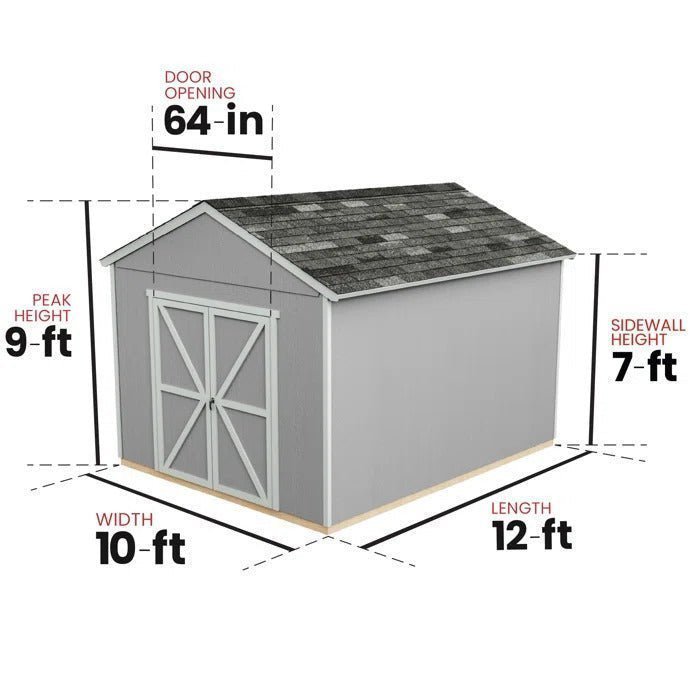 Handy Home Rookwood Storage Shed – Multiple sizes - Bee Worths