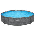 Bestway APX 365 22’x52″ Round Above Ground Swimming Pool Set with Pump and Ladder - image 5