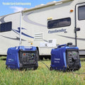 4,000-Watt Gas Powered Portable Inverter Generator with Recoil Start, LED Data Center - image 5