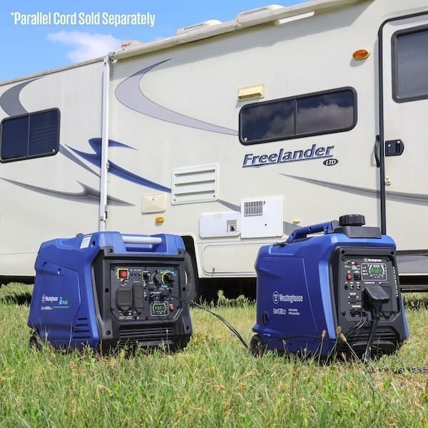 4,000-Watt Gas Powered Portable Inverter Generator with Recoil Start, LED Data Center - image 5